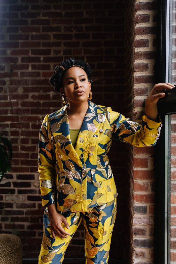 Damask double breasted pant suit - Image 7
