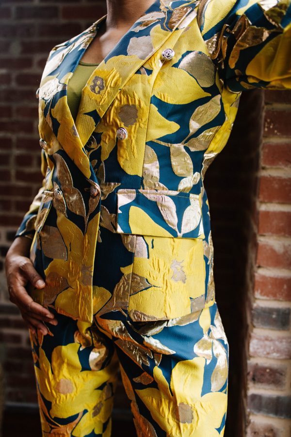 Damask double breasted pant suit - Image 6