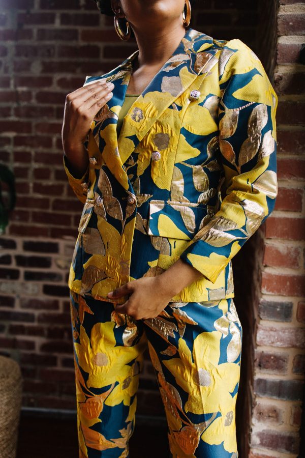 Damask double breasted pant suit - Image 5