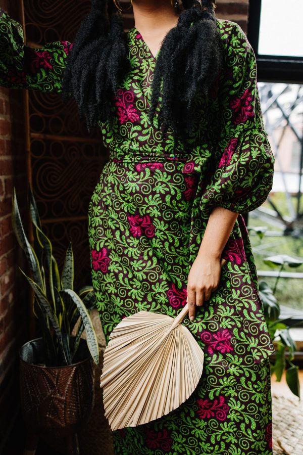Bubble sleeves Ankara wrap - Image 4