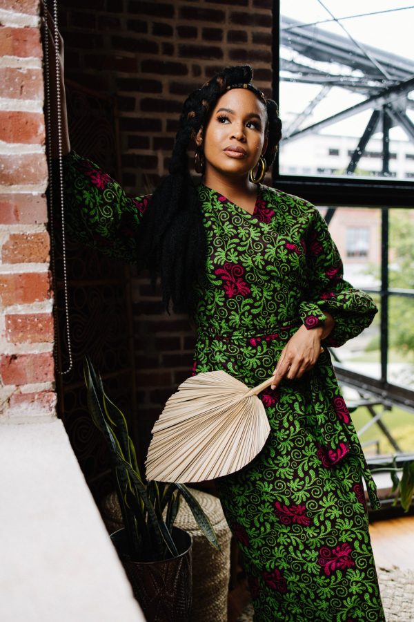 Bubble sleeves Ankara wrap - Image 5