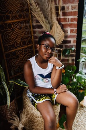 Mini me ankara shorts